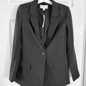 The Drop Women's Elegant Black Blazer